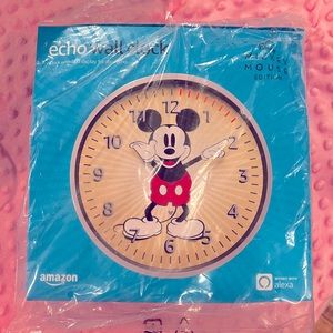 Echo Mickey Mouse wall clock brand new